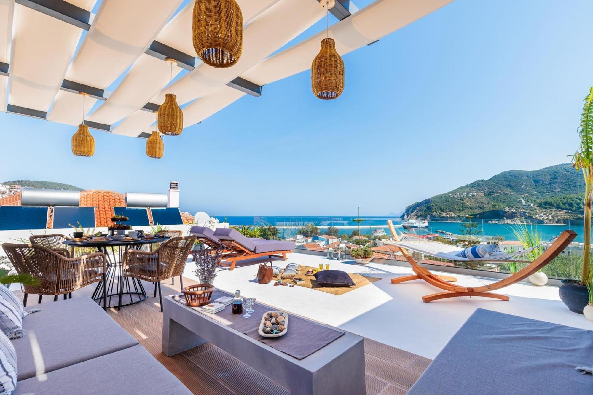 Villa To Nissi à Skopelos Extérieur photo